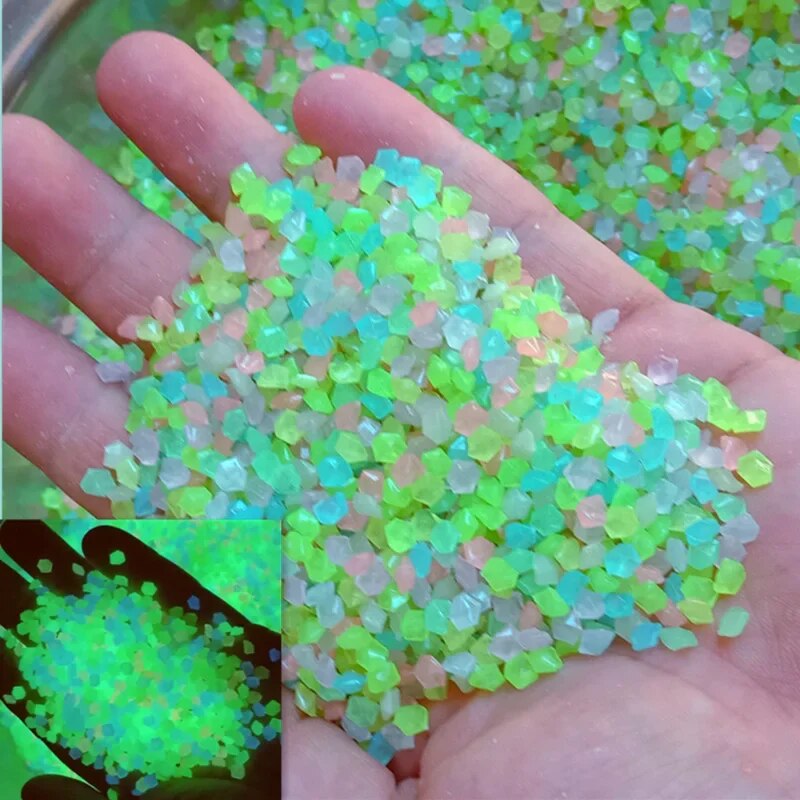 Aquarium Marine Sand - 1000 pièces 3-5mm sable lumineux lueur
