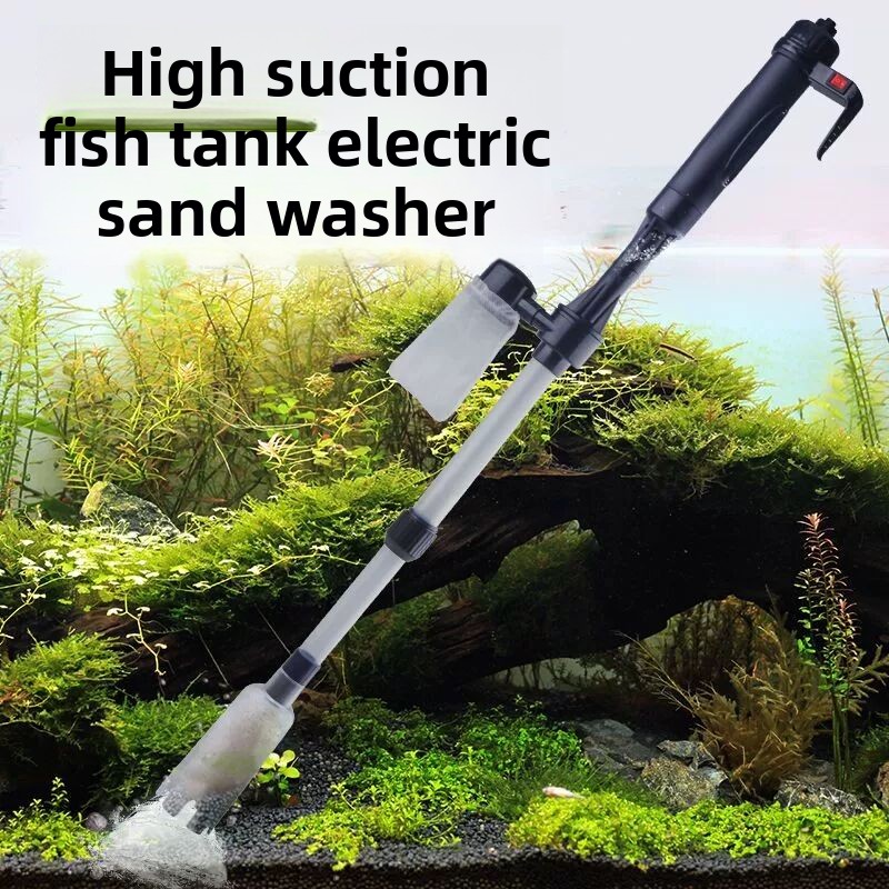 Aquarium Marine Sand - Changeur d'eau électrique pour aquarium, batterie,
