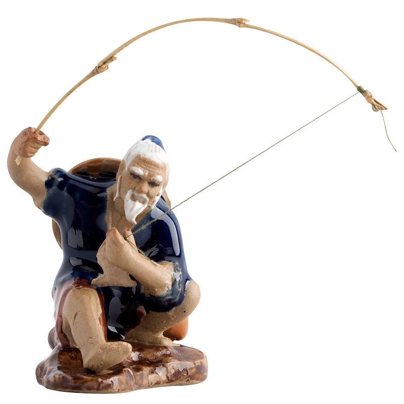 Aquarium Marineland - Figurines de bateau de pêcheur en
