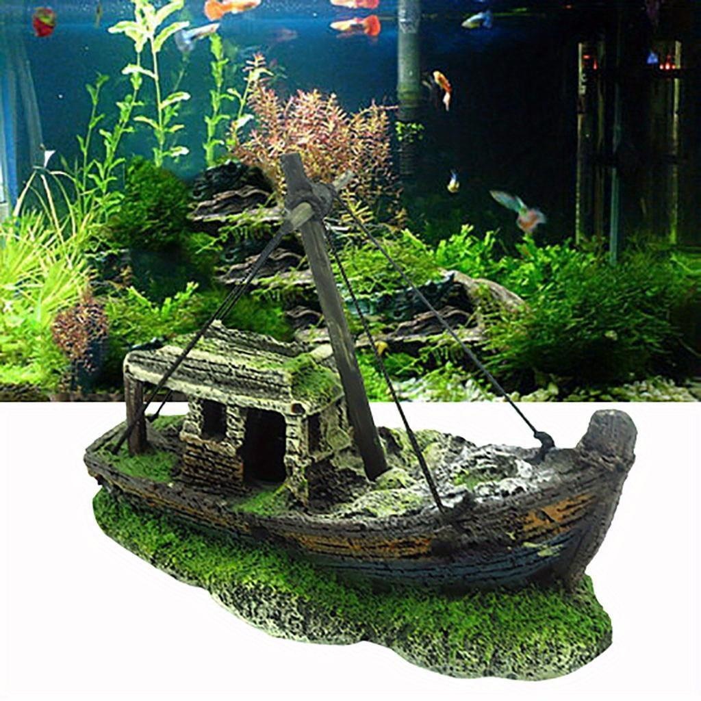 Aquarium Marineland - Aquarium Aquarium paysage guirlande navire décor