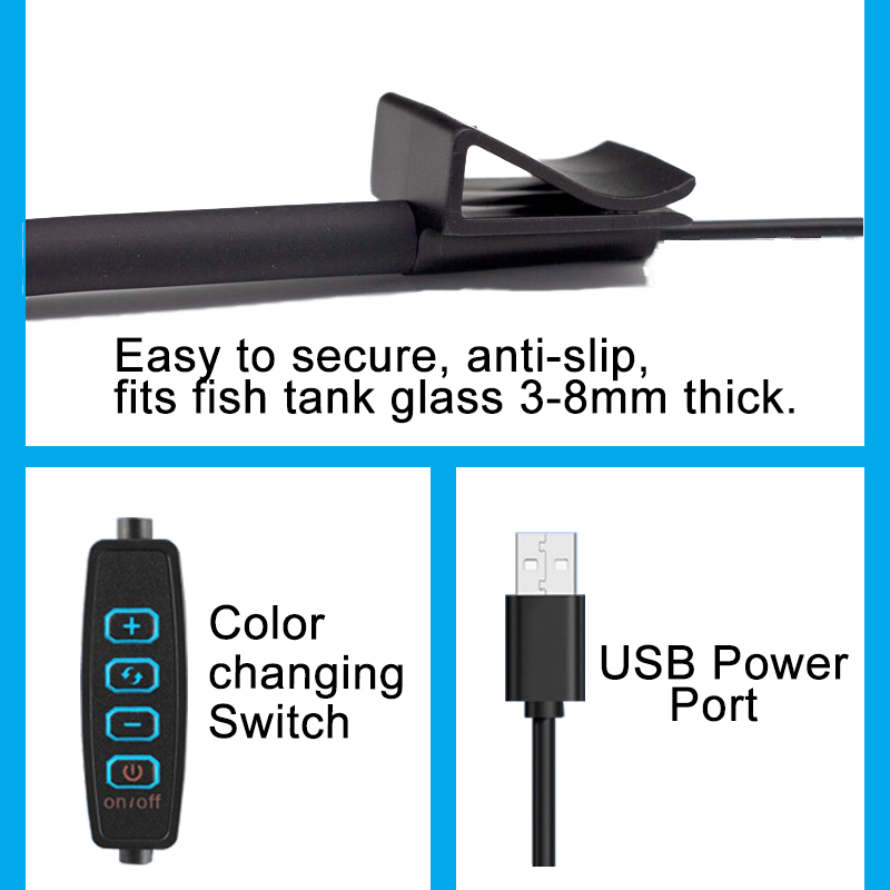 USB Aquarium lampe à LED Aquar - Aquarium Marine Lights avis et prix