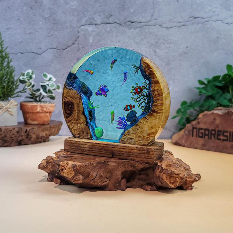 Lampe de table en résine sur l - Aquarium & Marine Museum Ums avis et prix