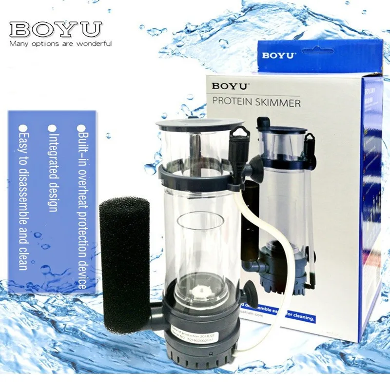 Filtre à protéines BOYU 6W/8W  - Marine Aquarium Protein Skimmer avis et prix