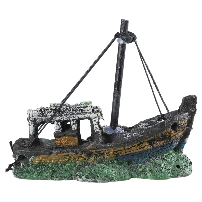 Décoration de bateau enfoncée  - Aquarium Marineland avis et prix