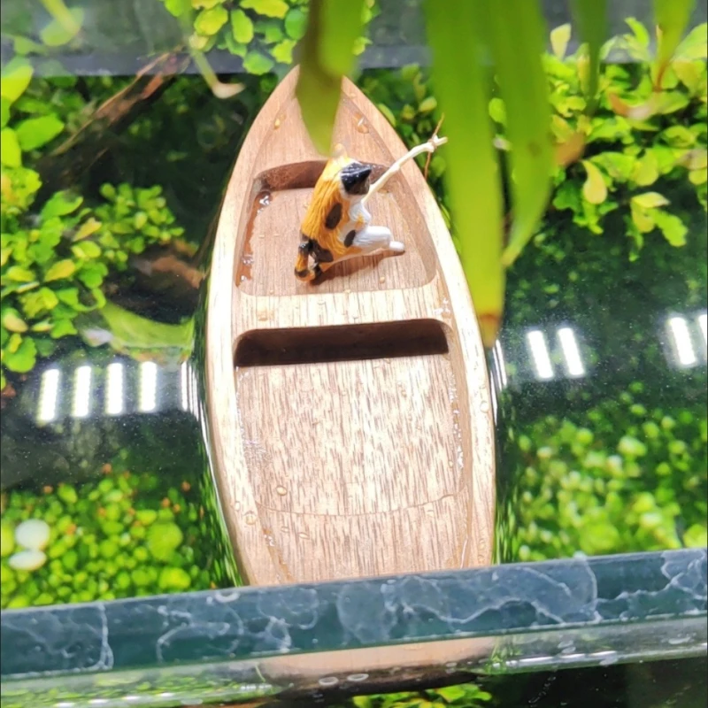 Bateau en bois fait à la main, - Aquarium Marineland avis et prix