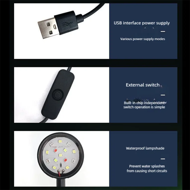 Lampe à clip USB LED pour aqua - Aquarium Marine Lights avis et prix