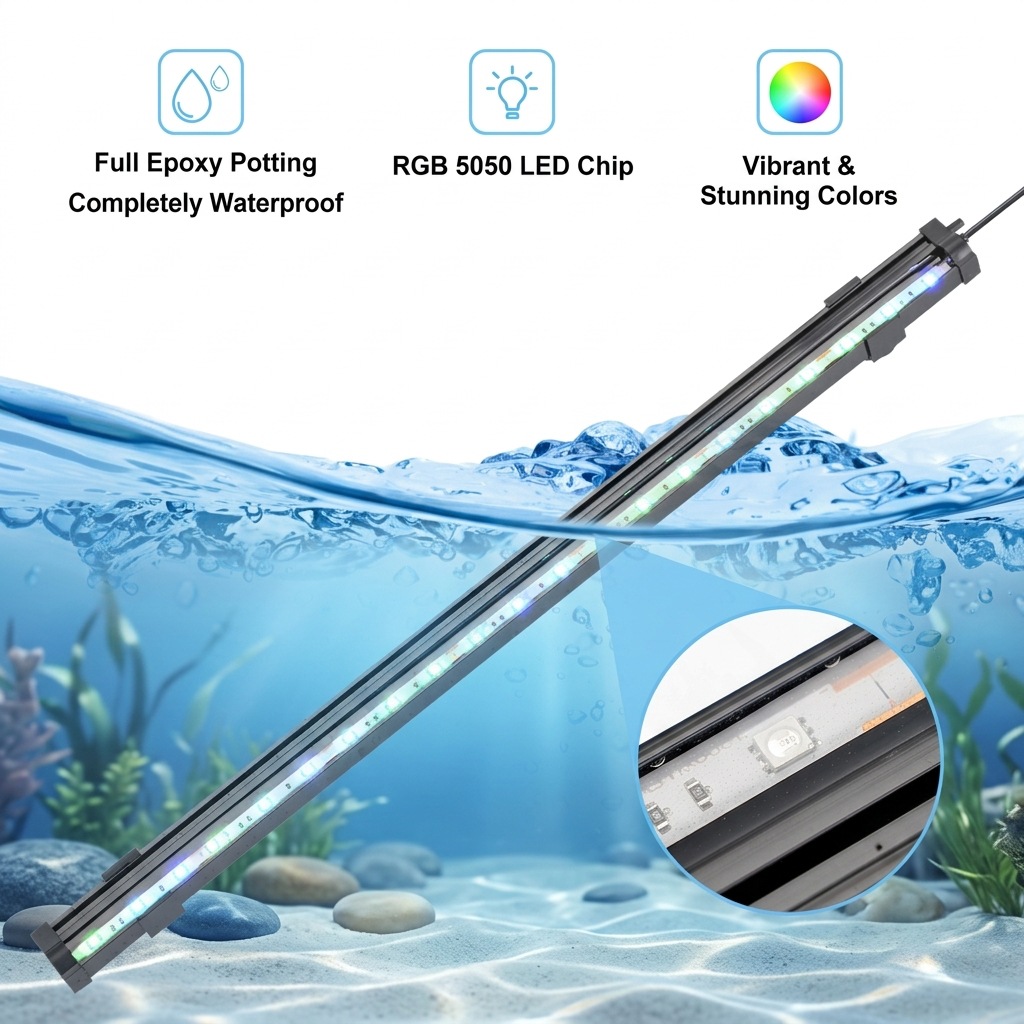 Lampe LED USB pour aquarium, d - Aquarium Marine Lights avis et prix
